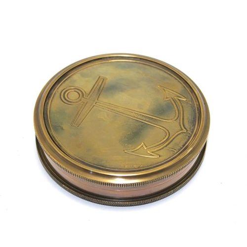 Üzeri Çapa İşlemeli Pirinç Kullanışlı Pusula