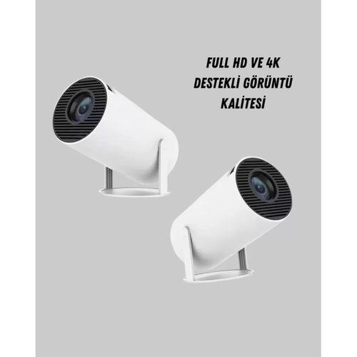 Ev Sineması Projeksiyon Cihazı – 160 Ansı Lümen, 4k Uyumlu Ve Kablosuz Görüntü Aktarımı