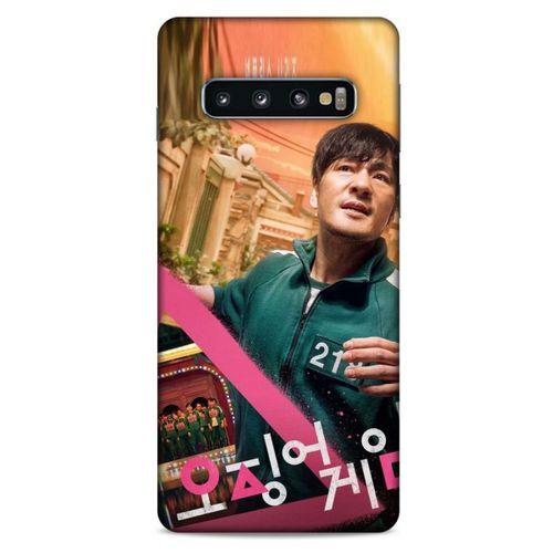 Samsung Galaxy S10 Uyumlu Kılıf Squid Game (13) Silikon Kap Kyung-Mi