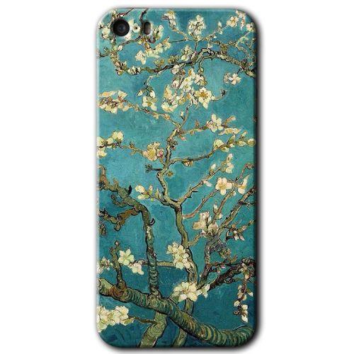 iPhone 5s Kılıf HD Desen Baskılı Arka Kapak - Almond Blossom