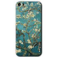 iPhone 5s Kılıf HD Desen Baskılı Arka Kapak - Almond Blossom