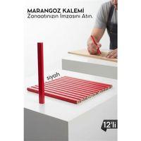 SİYAH 12'Lİ Marangoz Kalemi - Ahşap İşleme Kalemi - Ahşap İşleme İşaretleme Araçları
