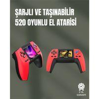 P5 Gamepad Retro Konsol – Nostaljik Oyun Deneyimi, 520 Klasik Oyun Seçeneği