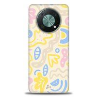 Huawei Nova Y90 Kılıf HD Baskılı Kılıf - Krem Tonları + Tam Ekran Koruyucu