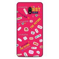 Xiaomi Redmi 8A Uyumlu Kılıf Pembe Delisi (44) Tough Armor Kılıf Writing