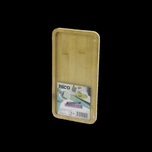 Bambu Ahşap Dikdörtgen Mini Tepsi 12 x 23.4 x 0.8 cm