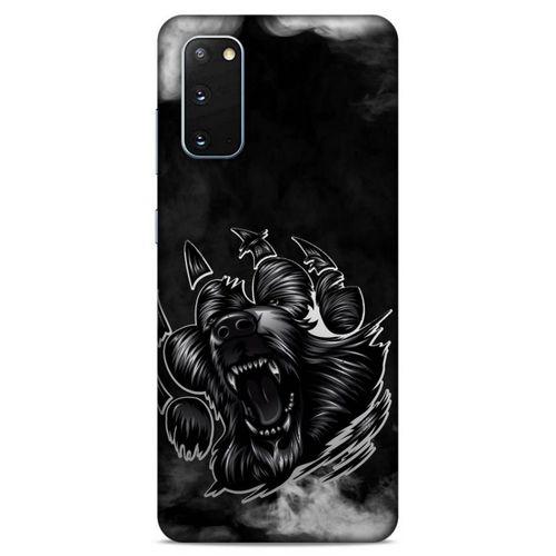 Lopard Samsung Galaxy S20 Uyumlu Kılıf Tattoo's (19) Kılıfları Siyah