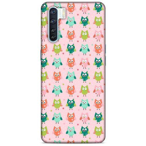 Baykuşlar (44) Desenli Silikon Kapak Telefon Kabı Oppo A91 Kılıf