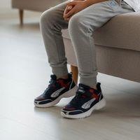 Wisco 068 Lacivert-Kırmızı Cırtlı Erkek Çocuk Spor Ayakkabı