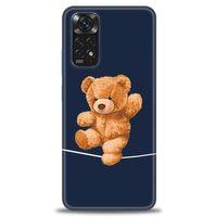 Xiaomi Redmi Note 11S Kılıf HD Baskılı Kılıf - İpteki Teddy + Tam Ekran Koruyucu