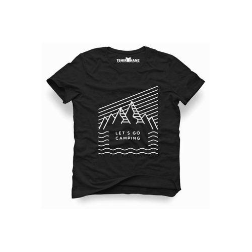 Tshirthane Lets go camping dag Tişört Erkek Tshirt