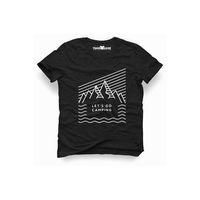 Tshirthane Lets go camping dag Tişört Erkek Tshirt