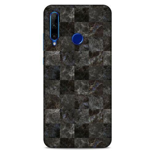 Mermer Desenli (47) Tema Crystal Flex Kılıf Zeytin Huawei Y6P Kılıf