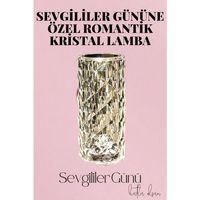 Sevgililer Gününe Özel Romantik Kristal Gece Lambası Sevgiliye Hediye