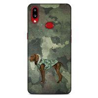 Samsung Galaxy A10s Kılıf Köpek Kıyafetleri (49) Ultra Silikon Kılıf Kamuflaj Mont