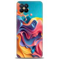 Realme 8 Pro Kılıf HD Baskılı Kılıf - Renkli Su + Tam Ekran Koruyucu