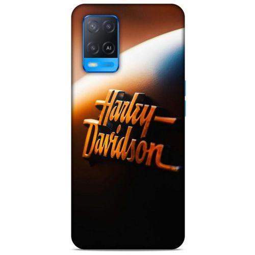 Oppo A54 4G Uyumlu Kılıf Motorsiklet (47) Crystal Flex Kılıf Harley