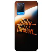 Oppo A54 4G Uyumlu Kılıf Motorsiklet (47) Crystal Flex Kılıf Harley