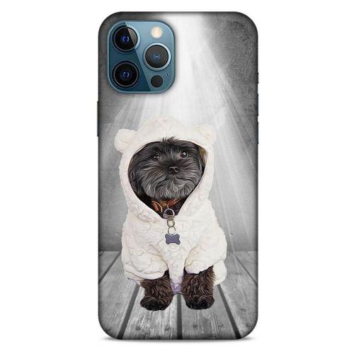 Apple iPhone 12 Pro Max Kılıf Köpek Kıyafetleri (41) Tank Kılıf Affenpinscher Sweat