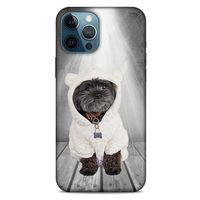 Apple iPhone 12 Pro Max Kılıf Köpek Kıyafetleri (41) Tank Kılıf Affenpinscher Sweat