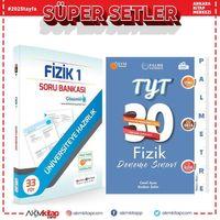 Farklı Sistem TYT Fizik Soru Bankası ve Palme Palmetre Serisi Deneme Seti 2 Kitap