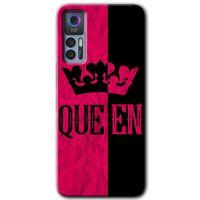 TCL 30 Kılıf HD Desen Baskılı Arka Kapak - Queen