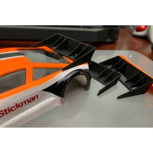 Jomurema Heck Spoiler Remix 12 5 ve 15mm (Bu ürün Sadece Plastik parçadır - Almadan Önce Soru Sorabilirsiniz)