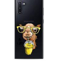 Zoologix (1) Samsung Galaxy Note 10 Şeffaf Kılıf Silikon Desenli