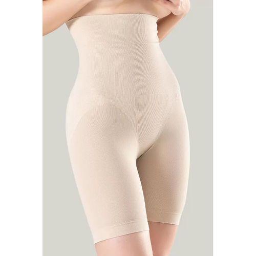Kadın Ten Rengi Çift Kat Mideli Parçalı Korse Sıkılaştırıcı Shapewear