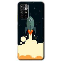 Poco M4 Pro 5G Kılıf HD Desen Baskılı Arka Kapak - Space Smoke