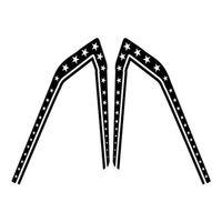 SEVGENT Cg Siyah Yıldızlı Depo Şeridi