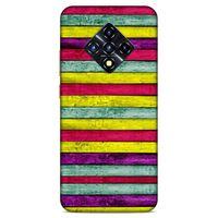Lopard İnfinix Zero 8 Uyumlu Kılıf Wood'X (30) Silicone Case Desenli