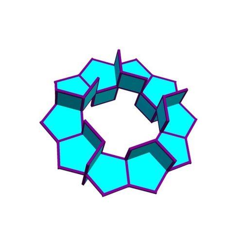 Geometrik Polylink Dekor Modeli (Bu ürün Sadece Plastik parçadır - Almadan Önce Soru Sorabilirsiniz)