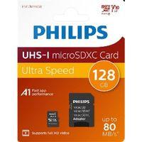 Philips FM12MP45B/00 128GB Class10 UHS-I U1 TF Adaptörlü Micro SDXC Hafıza Kartı