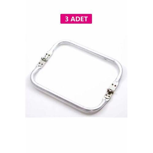 Gizli Metal Çanta Bursu – 3 Adet - 20 cm - Metal Çanta Aparatı Çanta Aksesuarı
