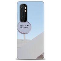Xiaomi Mi Note 10 Lite Kılıf HD Baskılı Kılıf - Hello GoodBye + Tam Ekran Koruyucu