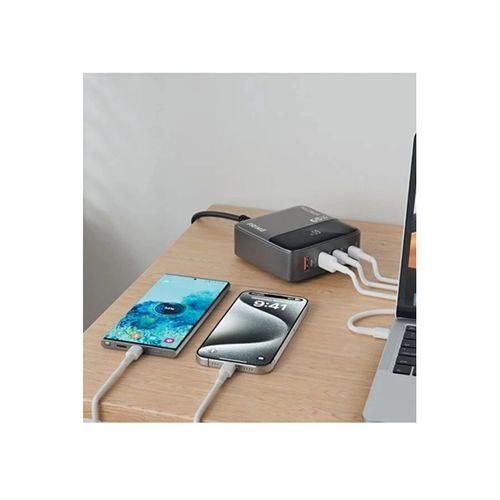 65w Masaüstü 4 Portlu Hızlı Şarj Cihazı İstasyonu 2xusb-a, 2xtype-c Giriş,1,5 Mt. Kablo