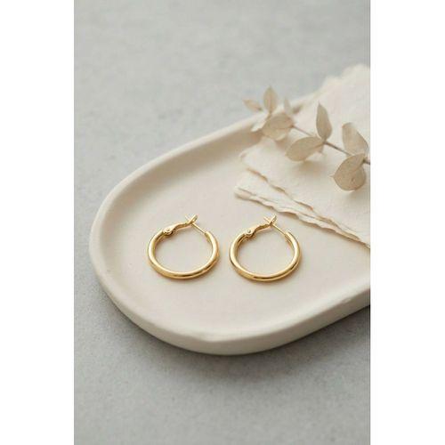 316L Çelik Gold Renk 22 mm Halka Küpe