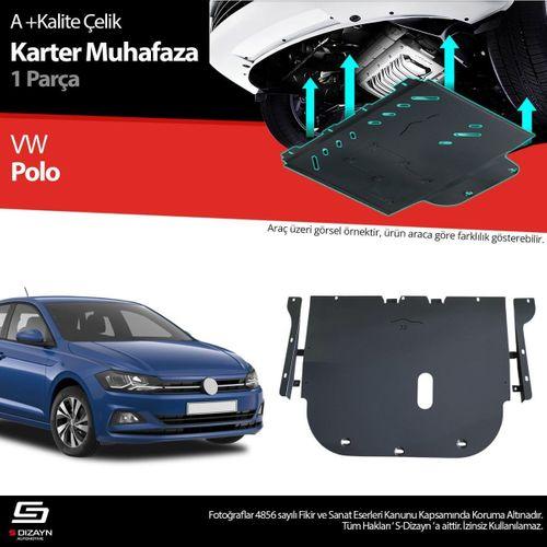 S-Dizayn VW Polo 6 Çelik Karter Muhafaza Koruma 2017 Üzeri A+ Kalite