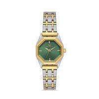 Ferro FL43019A-D6 Quartz Çelik Altın/Gri Yeşil 26 mm Kadın Kol Saati