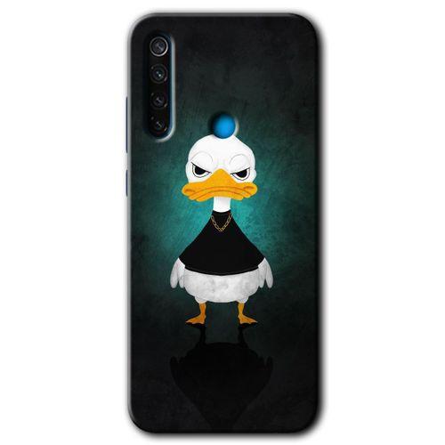 BeRa Aksesuar Xiaomi Redmi Note 8 Kılıf Baskılı Kapak - Angry Duck +Tam Kaplayan Mat Seramik