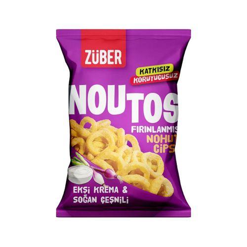 Züber Züber Noutos Fırın Nohut Cipsi 55 Gr Ekşi Krema ve Soğan