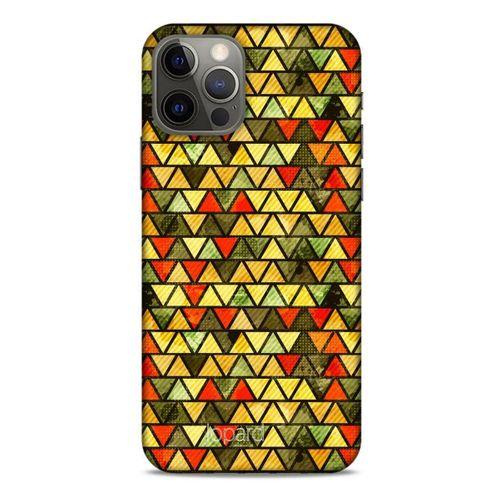 Apple iPhone 12 Pro Kılıf Pastel Renkler (46) Core Armor Kılıf Yeşil Sarı