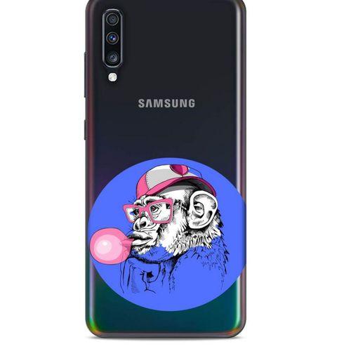 Zoologix (9) Samsung Galaxy A70 Şeffaf Kılıf Silikon Desenli