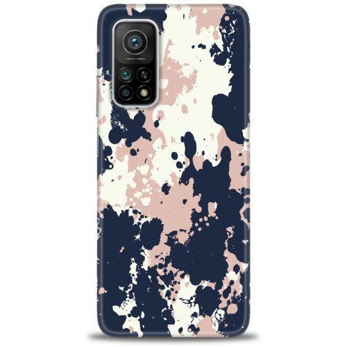 Xiaomi Mi 10T Kılıf HD Baskılı Kılıf - Lacivert + Tam Ekran Koruyucu