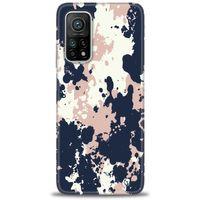 Xiaomi Mi 10T Kılıf HD Baskılı Kılıf - Lacivert + Tam Ekran Koruyucu