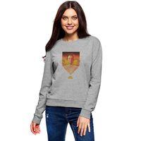 Star Wars Baskılı Gri Kadın Sweatshirt