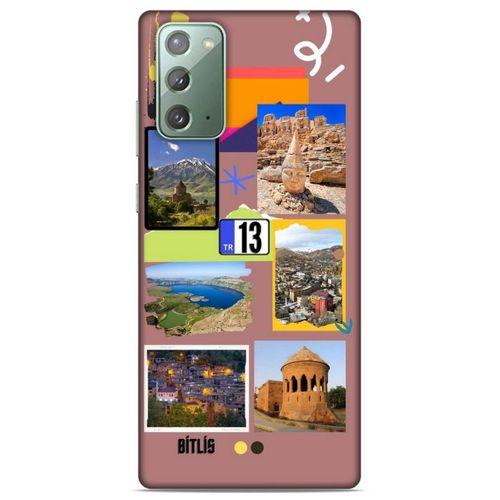 Lopard Samsung Galaxy Note 20 Uyumlu Kılıf Şehirli ※ (13) Bitlis Silikon Kap