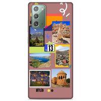 Lopard Samsung Galaxy Note 20 Uyumlu Kılıf Şehirli ※ (13) Bitlis Silikon Kap