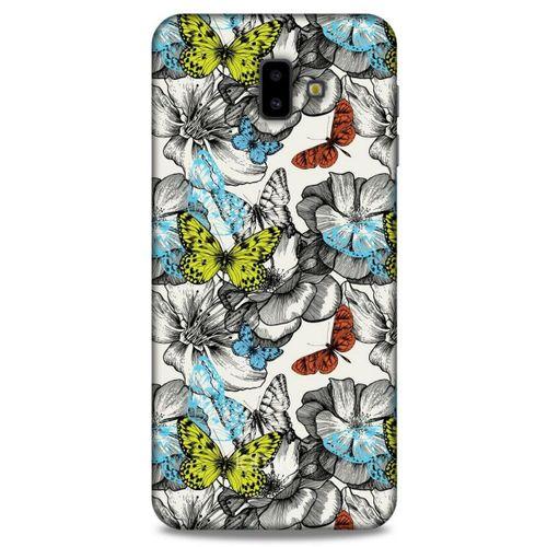 Samsung Galaxy J6 Plus Kılıf Kelebek Etkisi (22) Tam Koruma Kılıfı Cam Göbeği